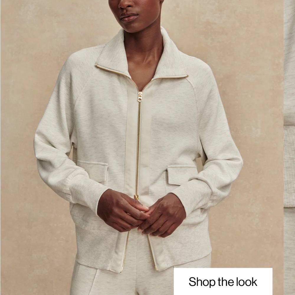 Varley Roxbury Zip Through Jacket Small